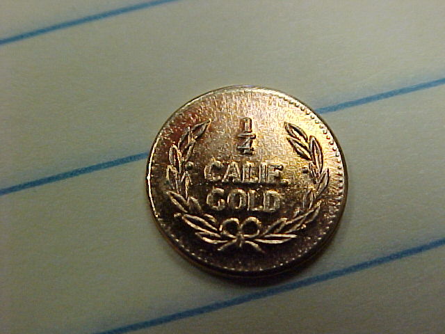 1853-1/4-Calif.-Gold-Token-Real-Or-Fake